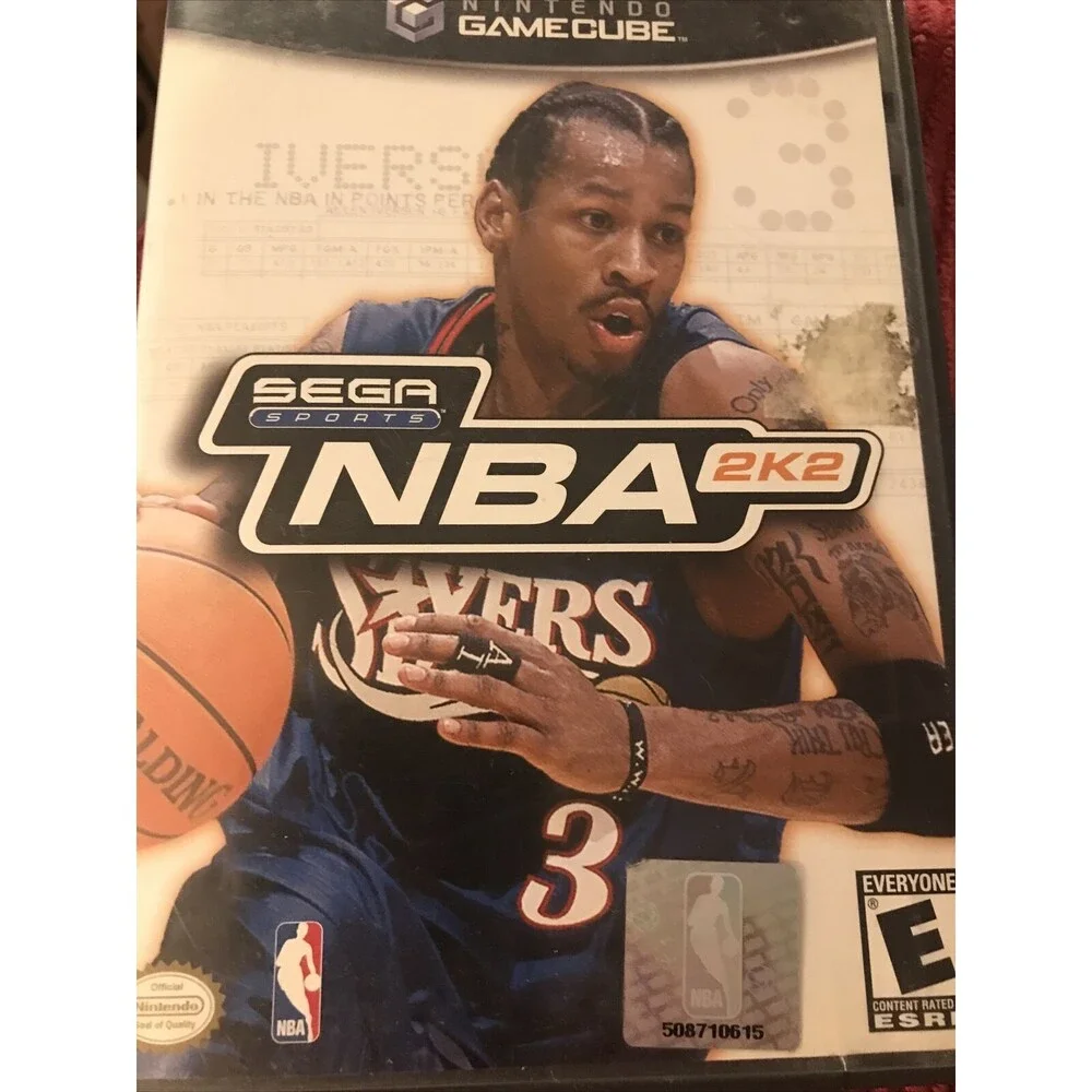 NBA 2K2 Nintendo‎ Gamecube Complete -- S2G --